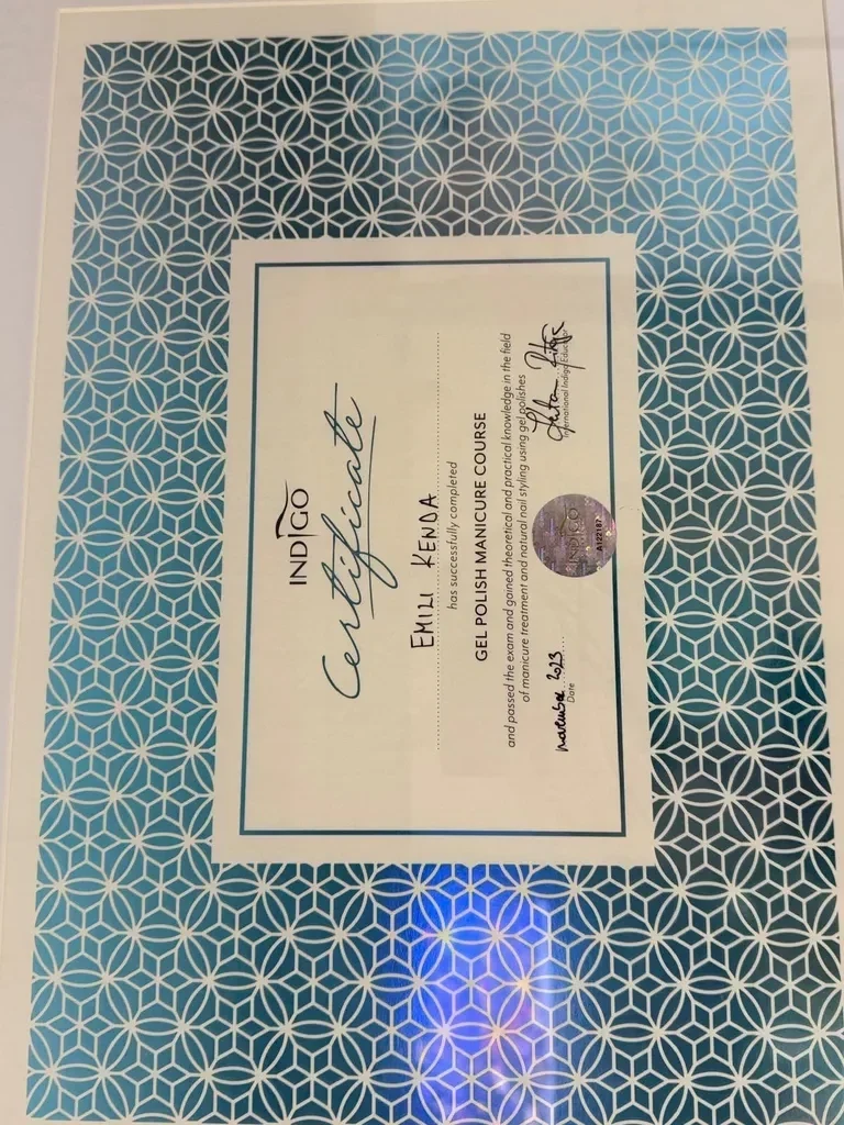 Certifikat: Gel Polish Manicure Course